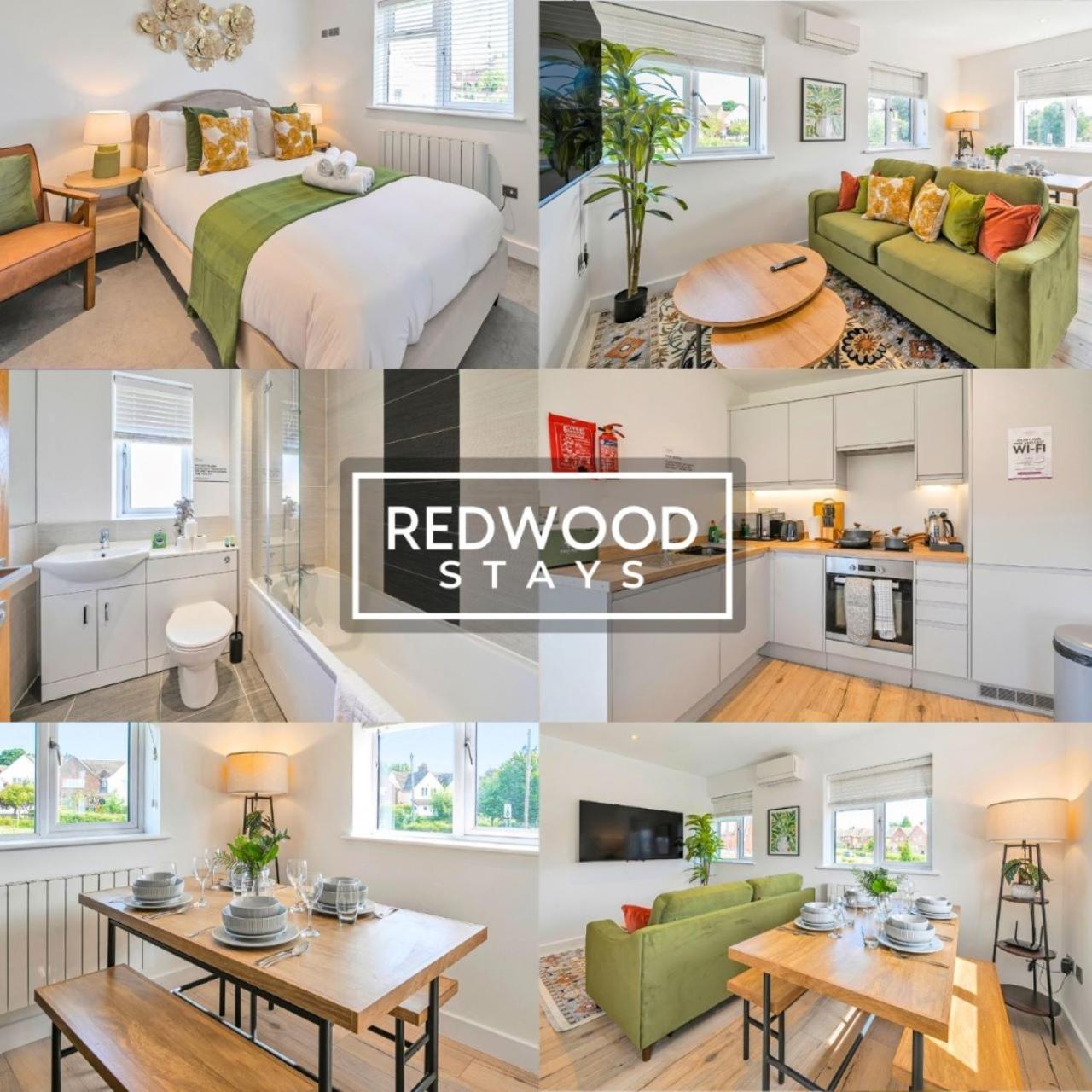 Redwood Stays: Modern Serviced With Free Parking & Streaming